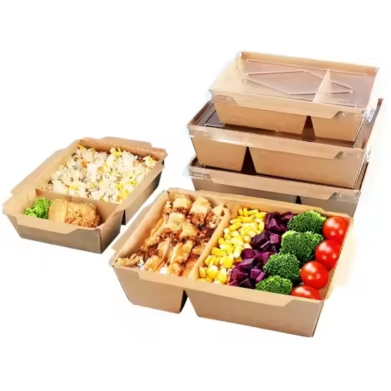 Paper lunch boxes