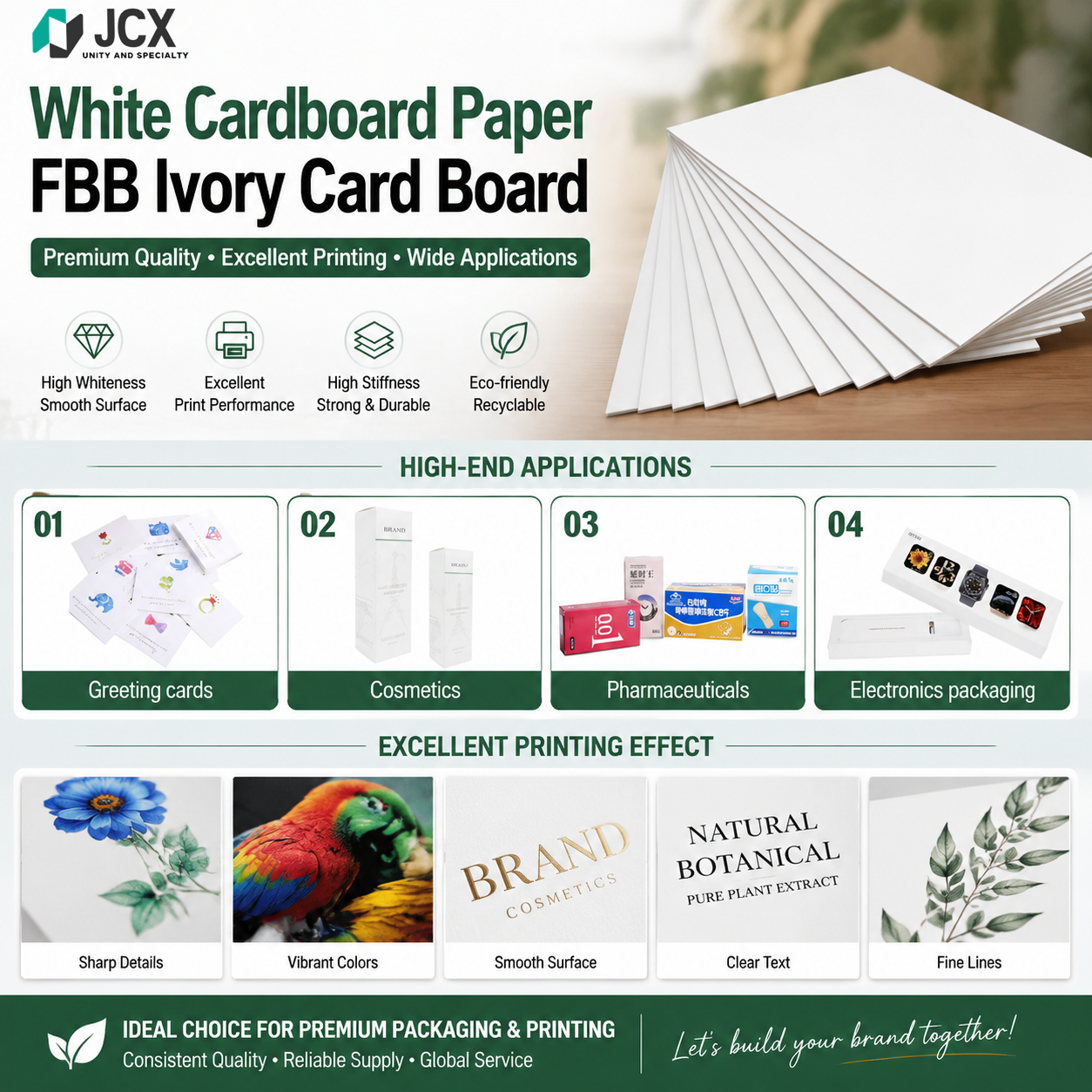 White Cardboard Paper